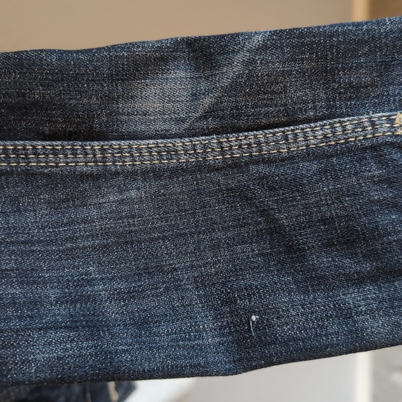 Hurley Medium Flying Angel Heart Sequined Denim Jean Jacket - Picture 5 of 10